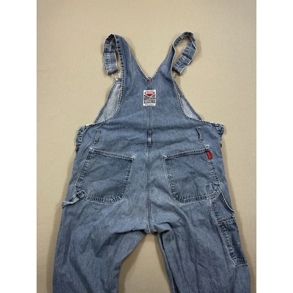 Classic Blue Denim Overalls - Picture 3 of 10